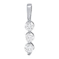 Diamond Three Stone Pendant