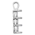 Diamond Three Stone Pendant