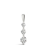 0.6 CTW Round Diamond Three-Stone Pendant