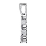 0.6 CTW Round Diamond Three-Stone Pendant