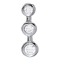 0.50 CTW Round Diamond Three-Stone Pendant