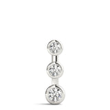 0.50 CTW Round Diamond Three-Stone Pendant