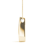14K Yellow Gold 0.3ctw Diamond Three-Stone Pendant