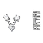 Diamond 3-Stone Round Pendant