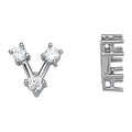Diamond 3-Stone Round Pendant
