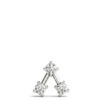 Diamond 3-Stone Round Pendant