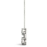 Diamond 3-Stone Round Pendant