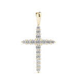 14K Yellow Gold Diamond Fashion Pendant