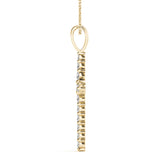 14K Yellow Gold Diamond Fashion Pendant