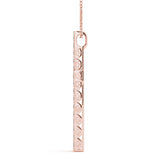 Rose Gold Diamond Cross Pendant - 0.25 ctw