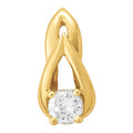 0.33 CT Round Diamond Solitaire Pendant