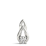 0.33 CT Round Diamond Solitaire Pendant