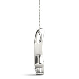 0.35 CT Round Diamond Solitaire Pendant