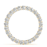 14K Yellow Gold Diamond Circle Fashion Pendant