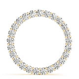 14K Yellow Gold Diamond Circle Fashion Pendant