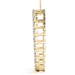 14K Yellow Gold Diamond Circle Fashion Pendant