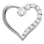 0.50 CT Round Diamond Fashion Pendant