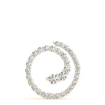 14K Yellow Gold Diamond Journey Pendant