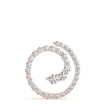 14K Rose Gold Diamond Journey Pendant