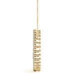 14K Yellow Gold Diamond Journey Pendant