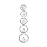 0.6 CTW Round Diamond Journey Pendant