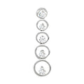 0.6 CTW Round Diamond Journey Pendant
