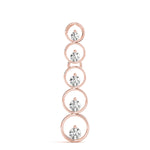 14K Rose Gold 1 CT Diamond Journey Pendant