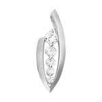 0.88 CTW Diamond Journey Pendant