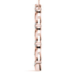 14K Rose Gold Diamond Journey Pendant