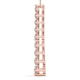 14K Rose Gold Diamond Journey Pendant