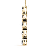 14K Yellow Gold Diamond Journey Pendant