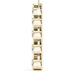 14K Yellow Gold Diamond Journey Pendant