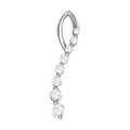 0.50 CT Round Diamond Journey Pendant