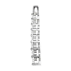0.50 CT Round Diamond Journey Pendant