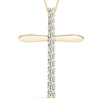 14K Yellow Gold Multi-Diamond Fashion Pendant