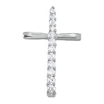 Multi-Diamond Cross Pendant