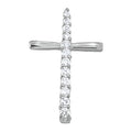 Multi-Diamond Cross Pendant
