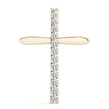 14K Yellow Gold Multi-Diamond Fashion Pendant