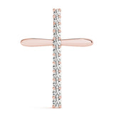 14K Rose Gold Multi-Diamond Fashion Pendant