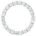 Multi-Diamond Circle Pendant