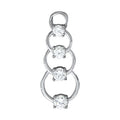 Diamond Journey Pendant in Fine Metals