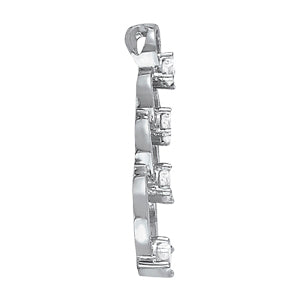 Diamond Journey Pendant in Fine Metals