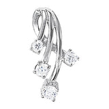 0.8 CTW Diamond Journey Pendant