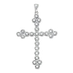 Multi-Diamond Religious Cross Pendant