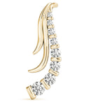 14K Yellow Gold 1 CT Diamond Journey Pendant