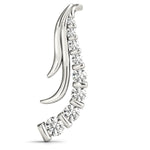 Round Diamond Journey Pendant