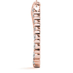 14K Rose Gold Diamond Journey Pendant