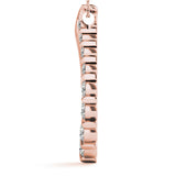 14K Rose Gold Diamond Journey Pendant