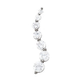 Round Diamond Journey Pendant