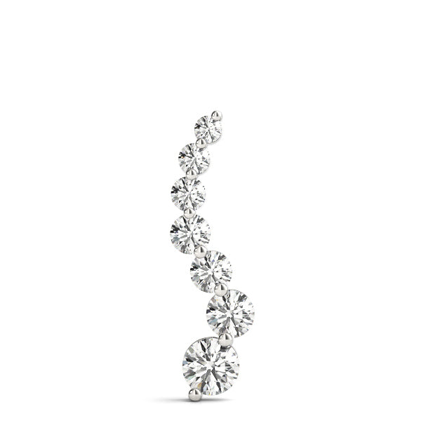 Round Diamond Journey Pendant